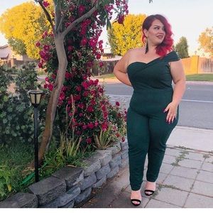 Curvysense off the shoulder romper !